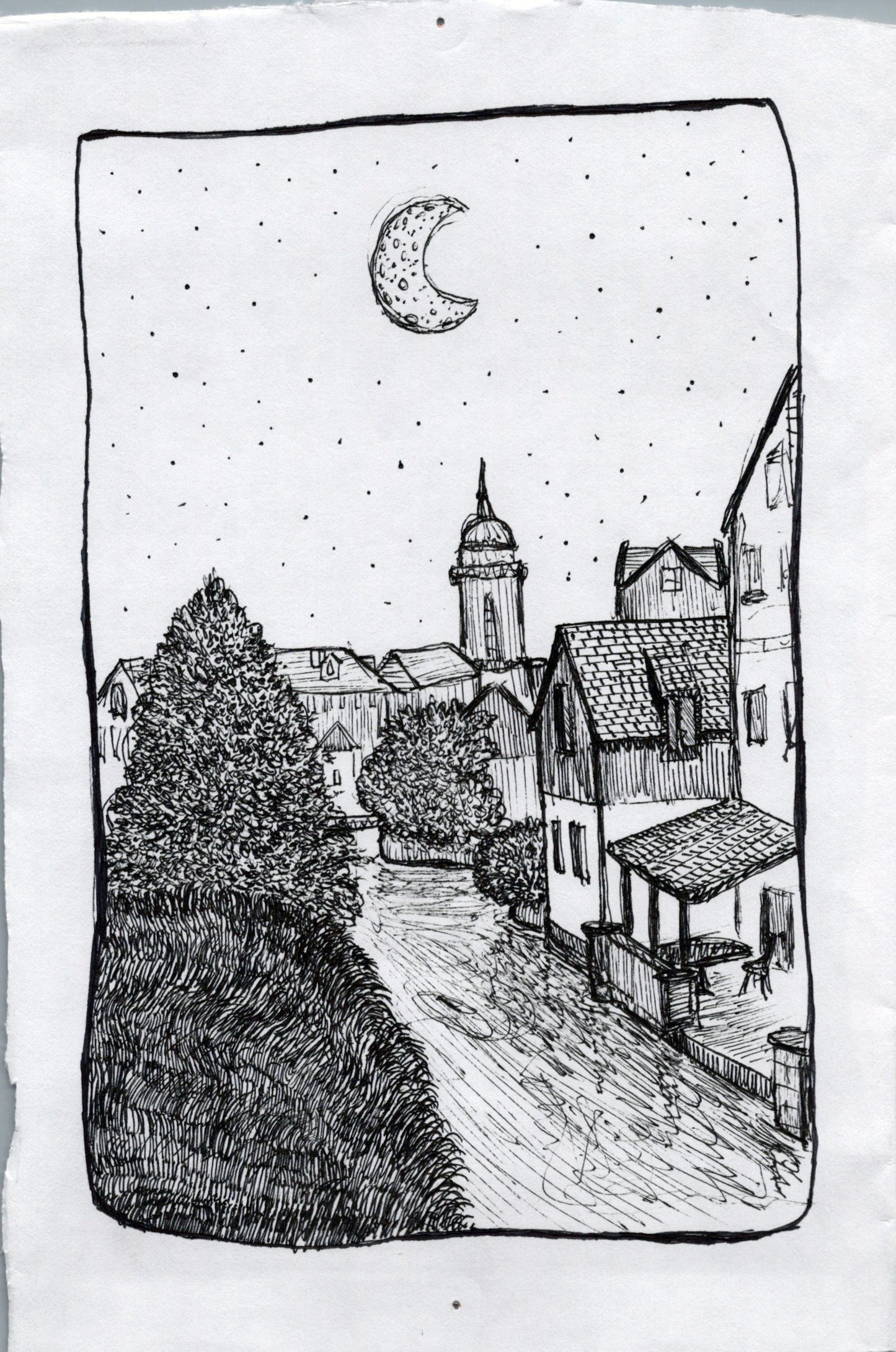 Village At Night
