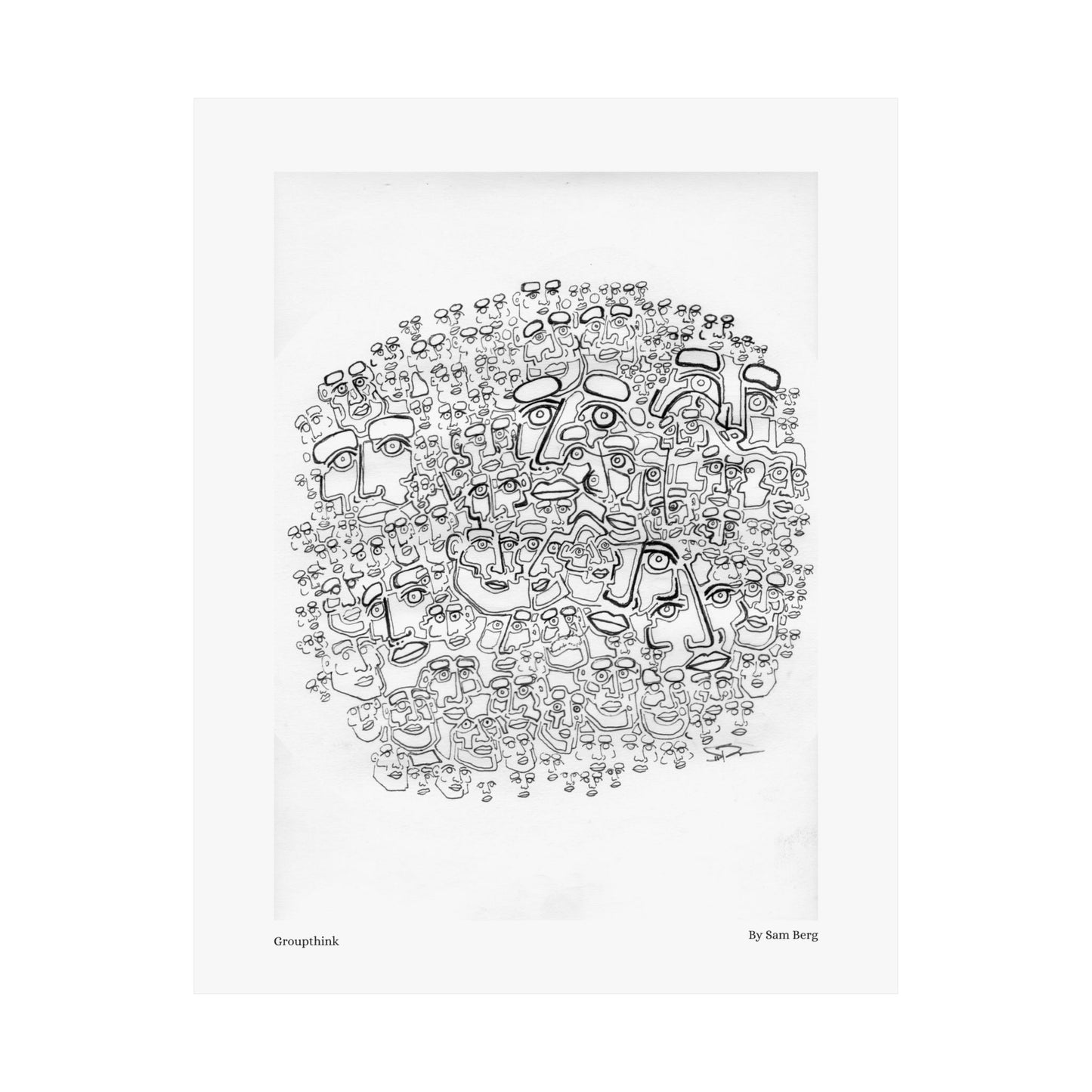 Print of "Groupthink"