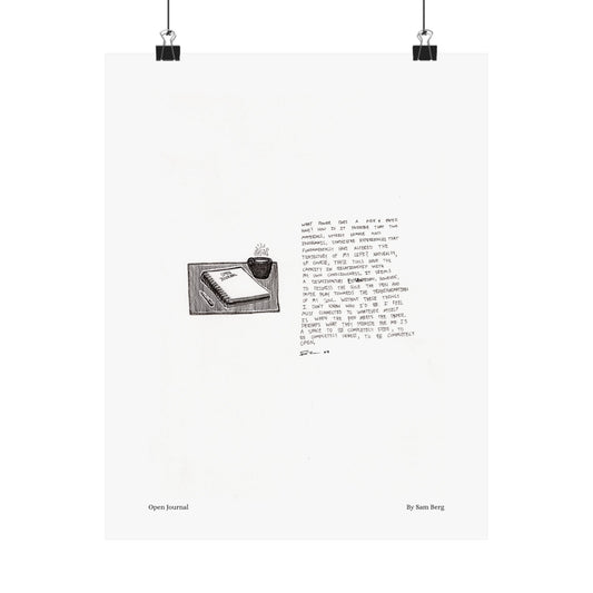 Print of "Open Journal"