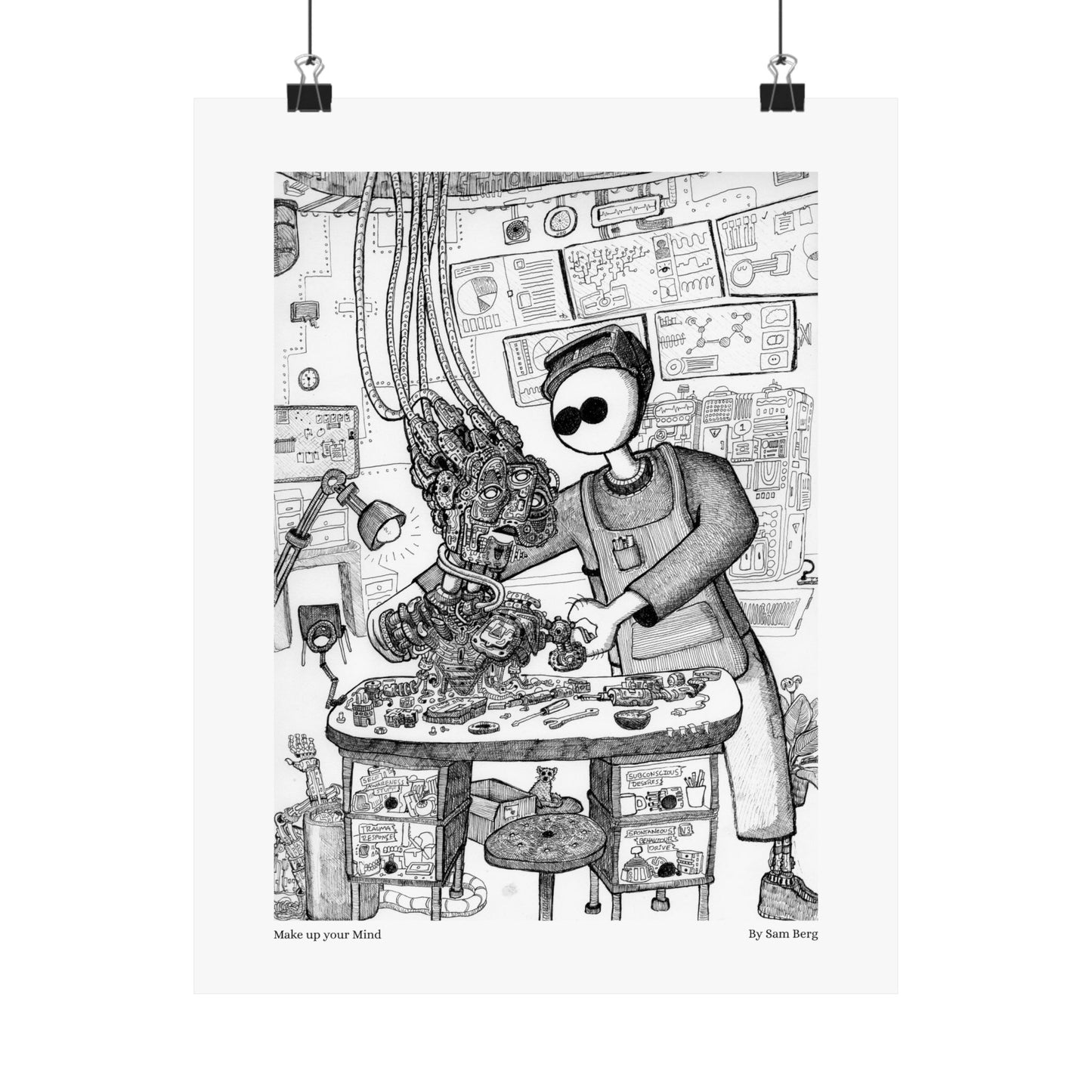 Print of "Make up your Mind"
