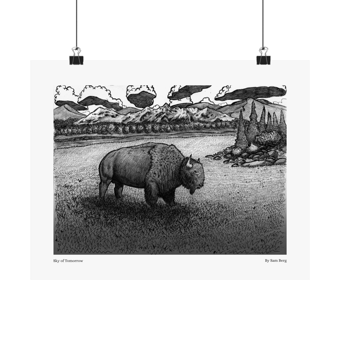 Print of "Bison"