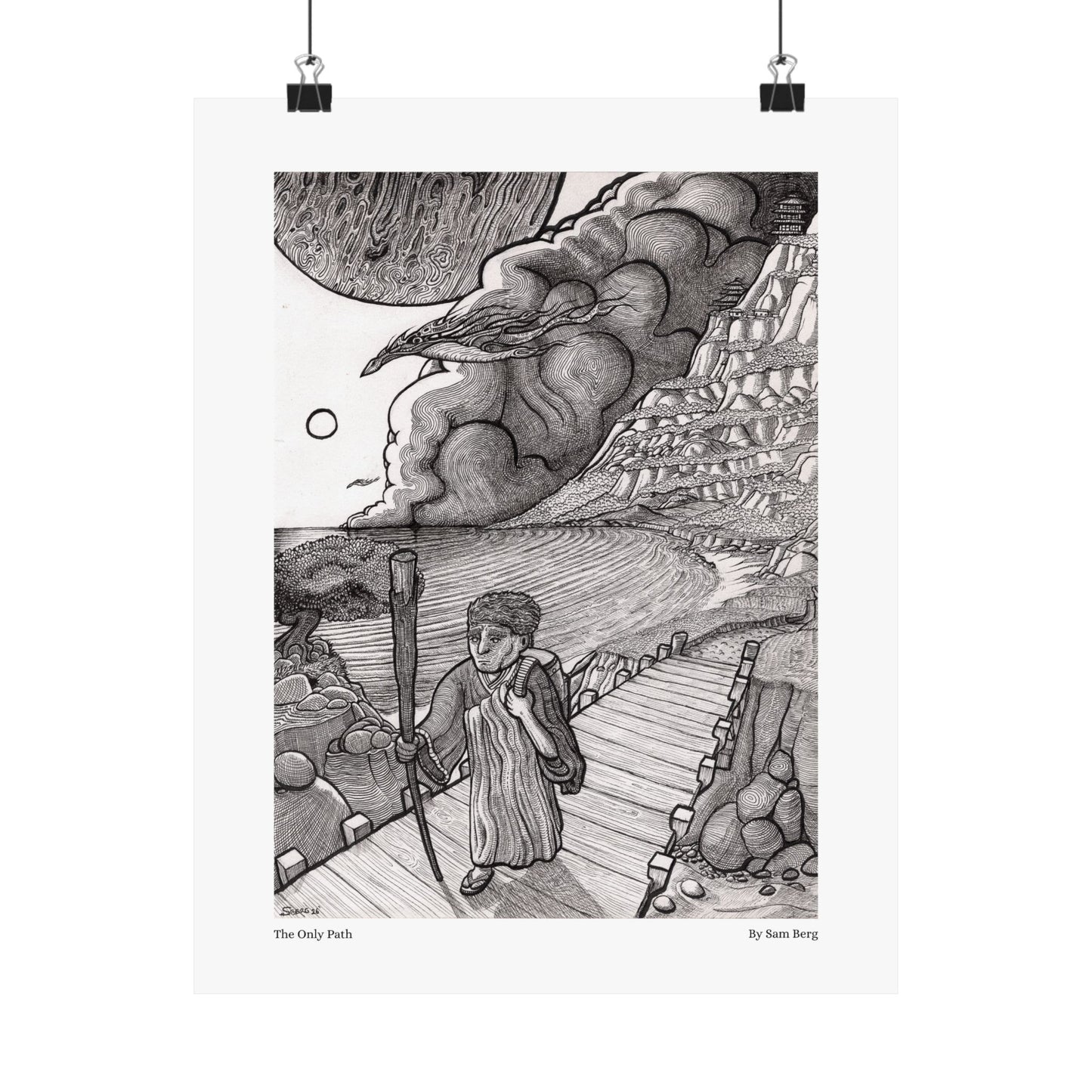 Print of "The Only Path"