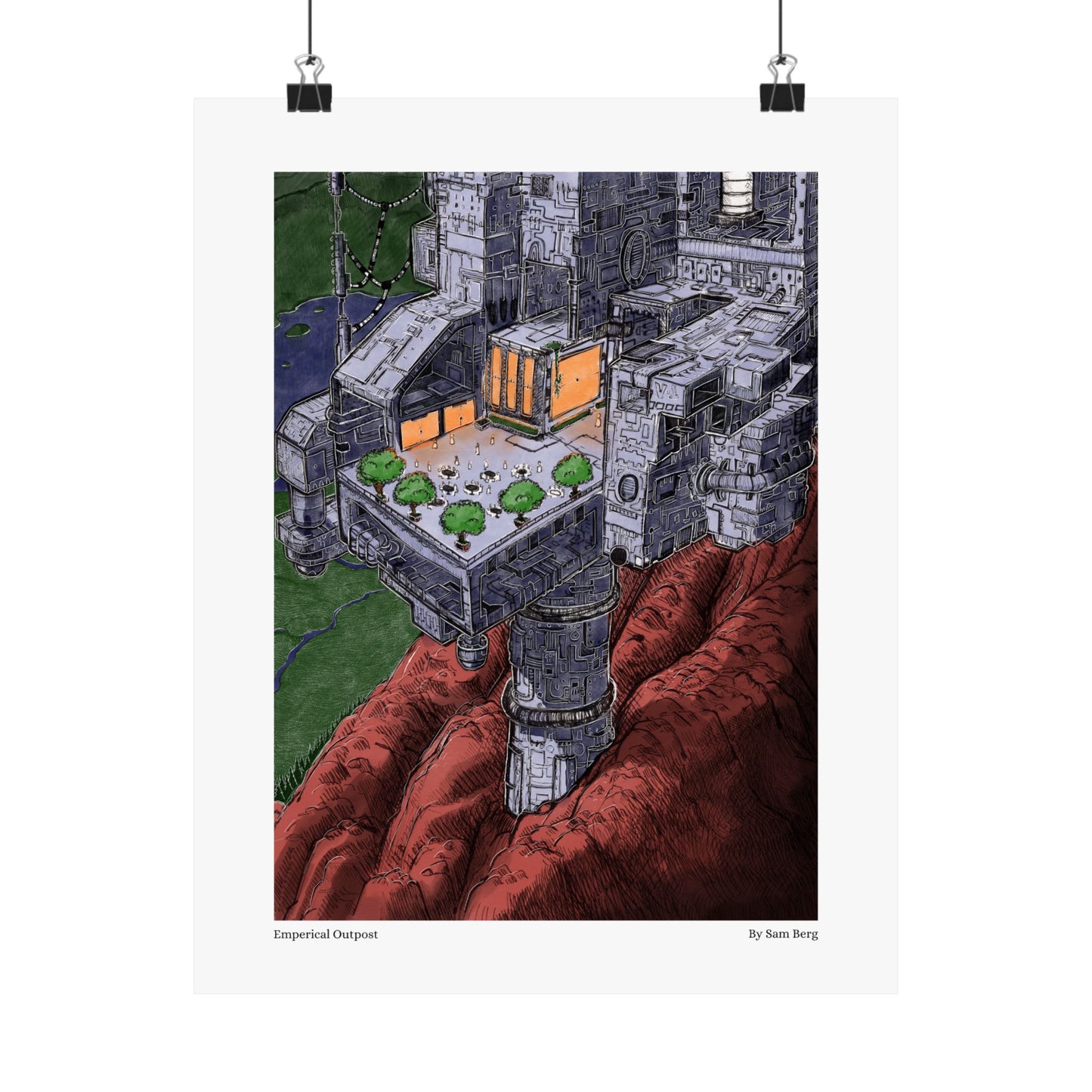 Print of "Empirical Outpost"