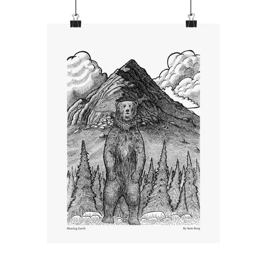 Print of "Sharing Earth"