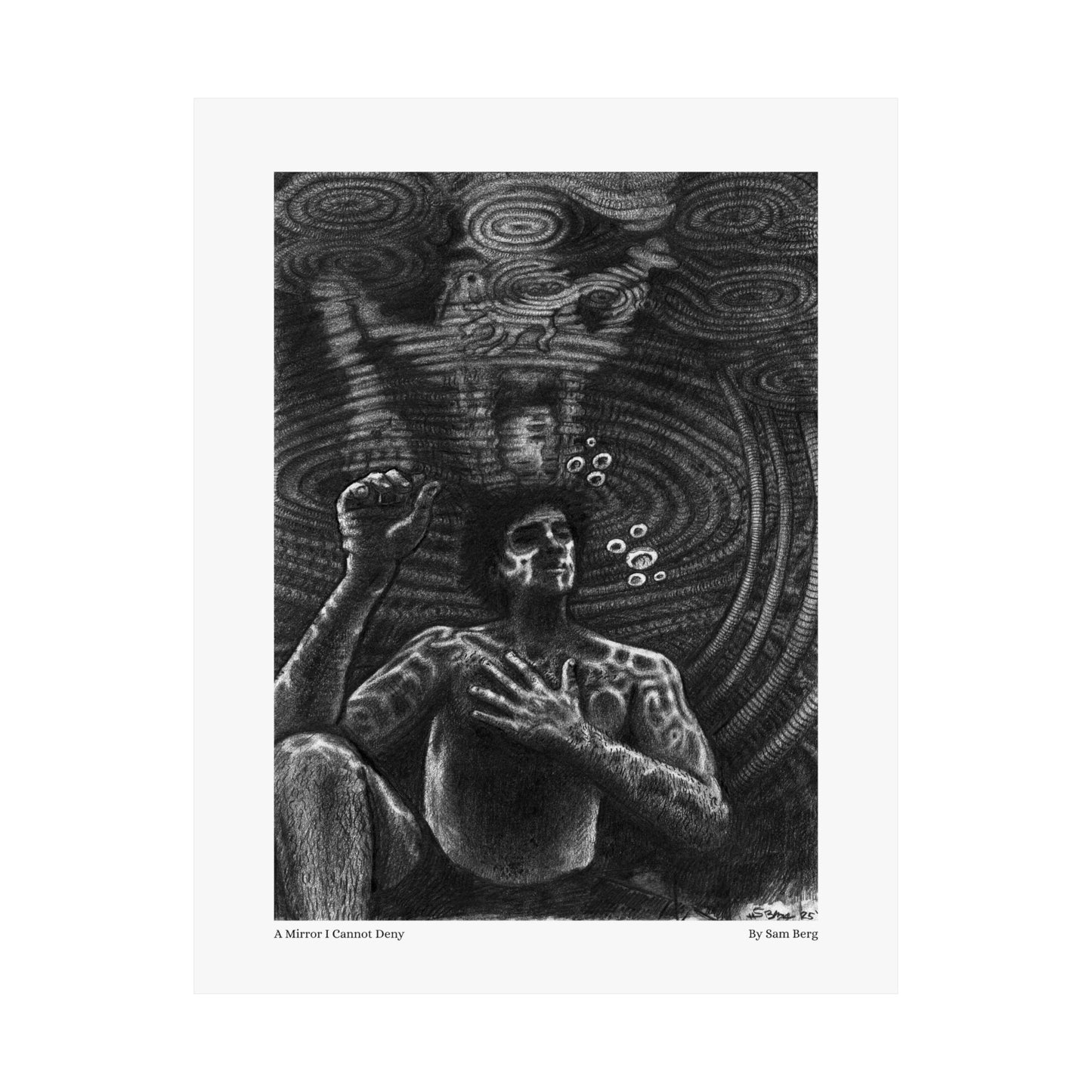 Print of "A Mirror I Cannot Deny"
