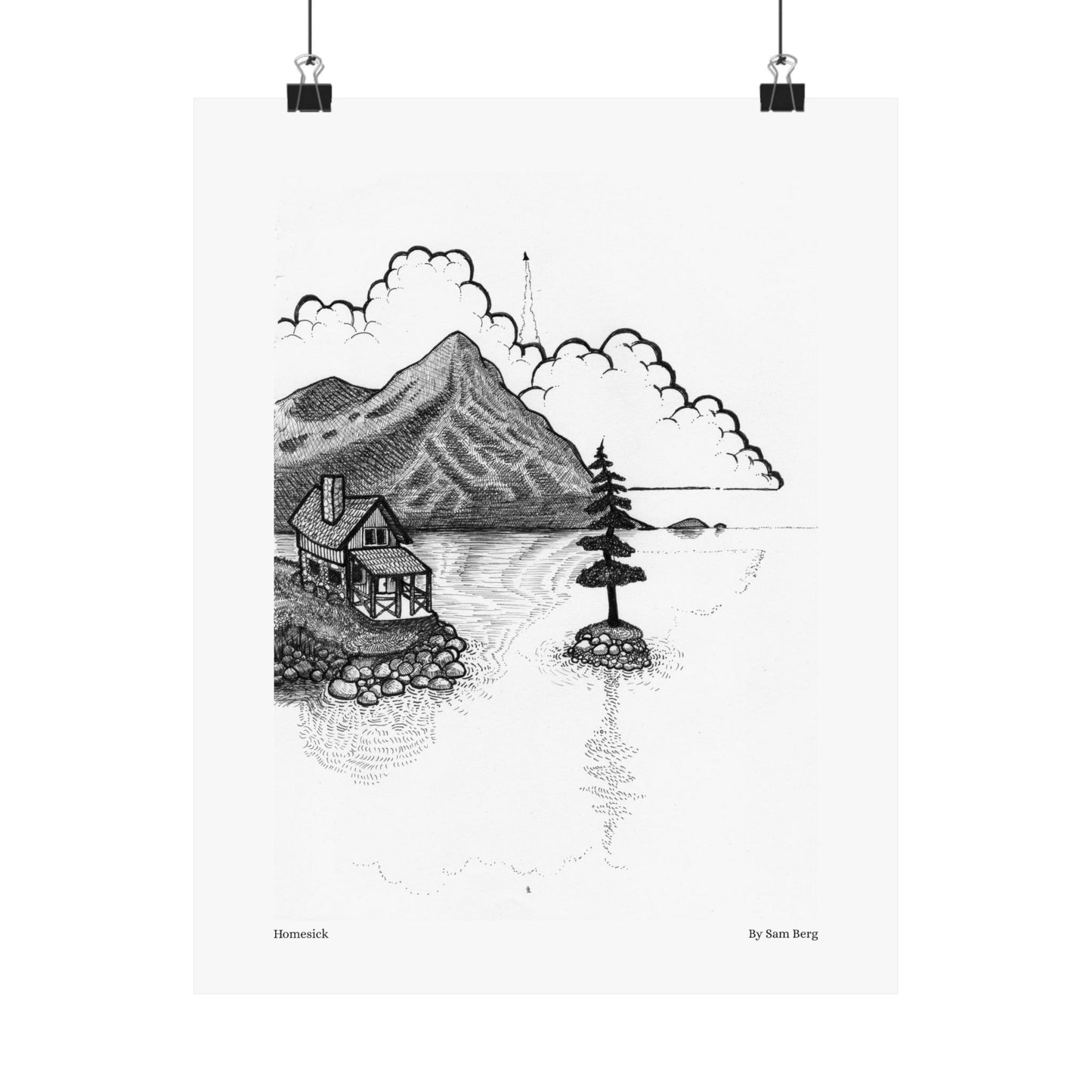 Print of "Homesick"