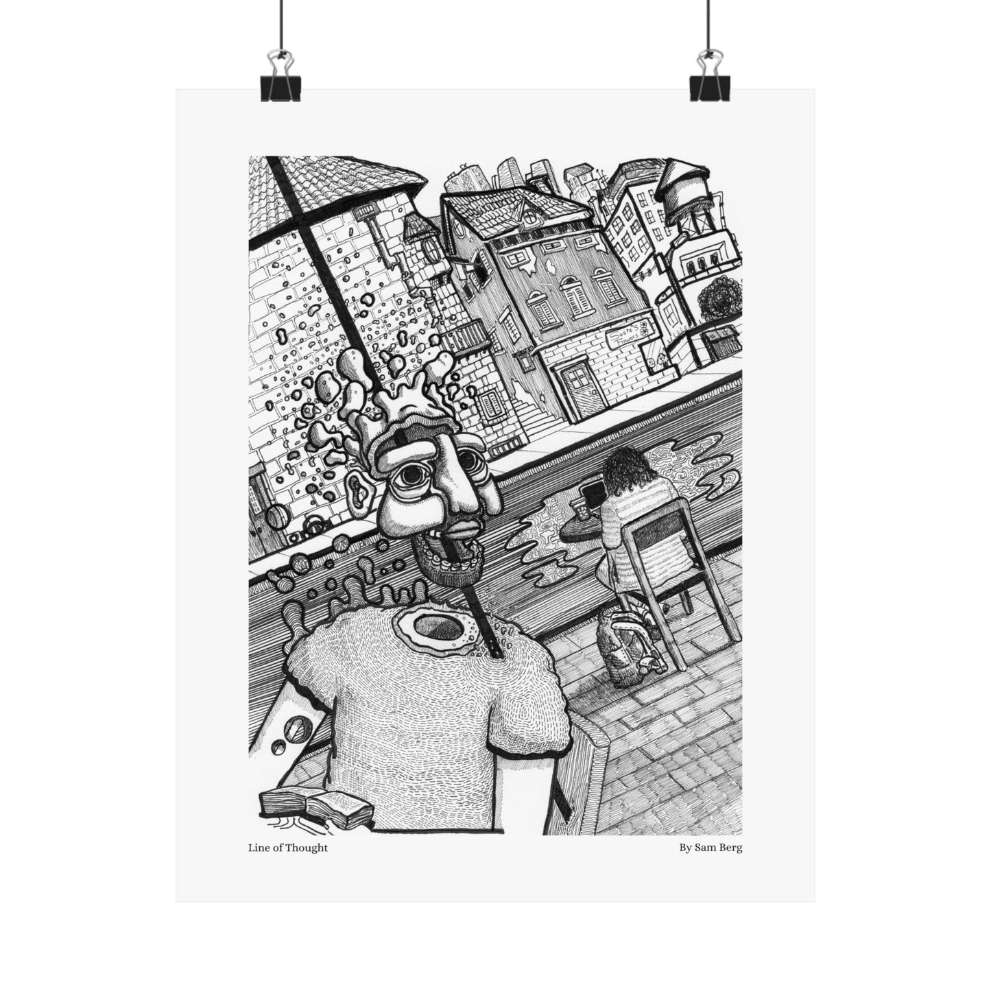 Print of "Line of Thought"