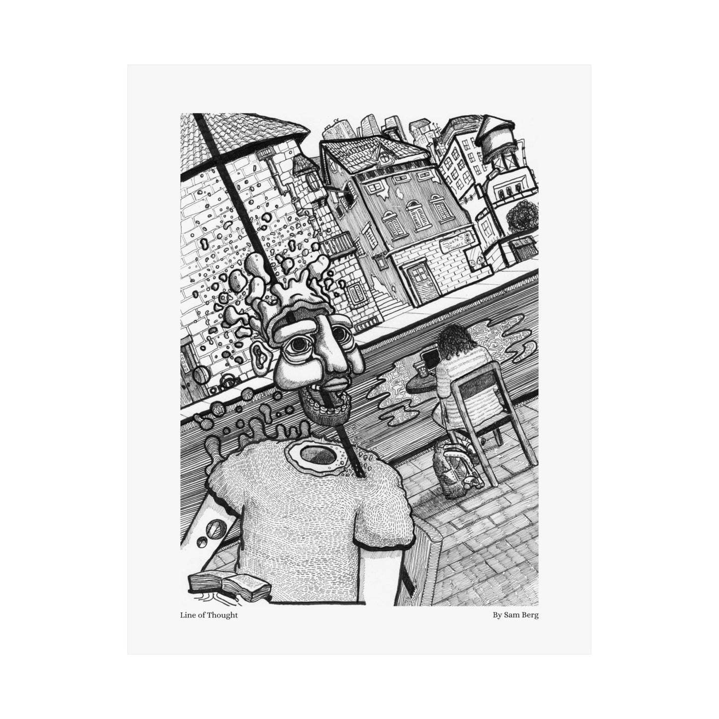 Print of "Line of Thought"