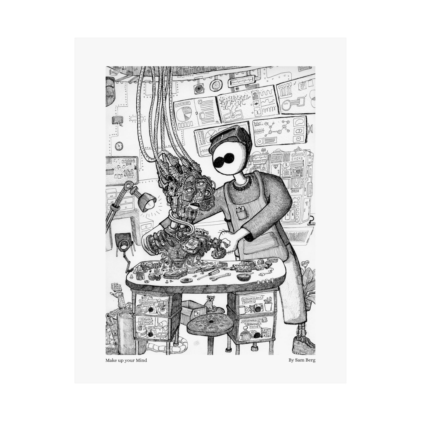 Print of "Make up your Mind"