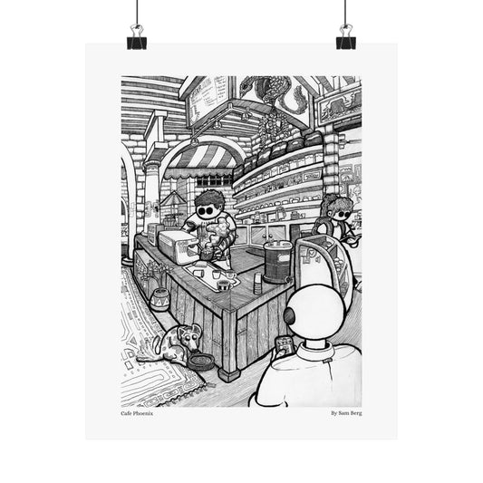 Print of "Cafe Phoenix"