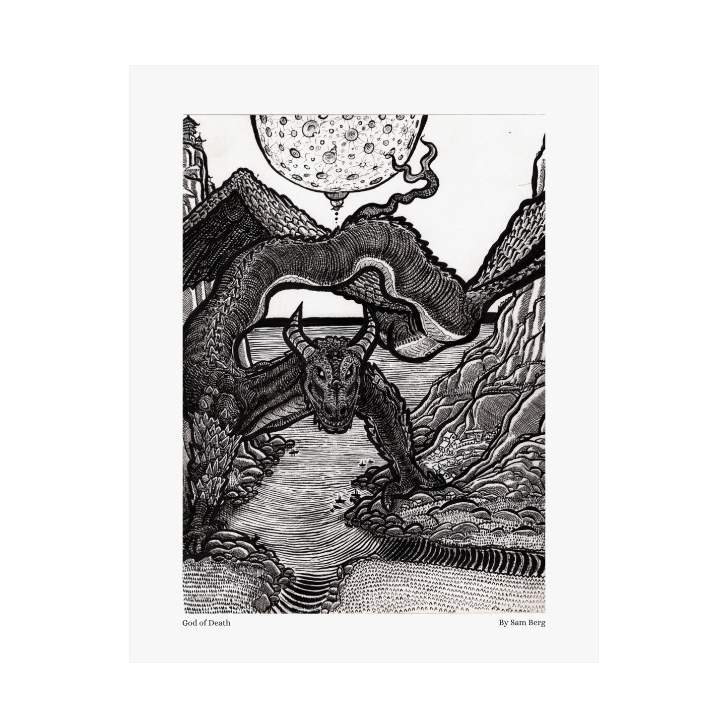Print of "God of Death"