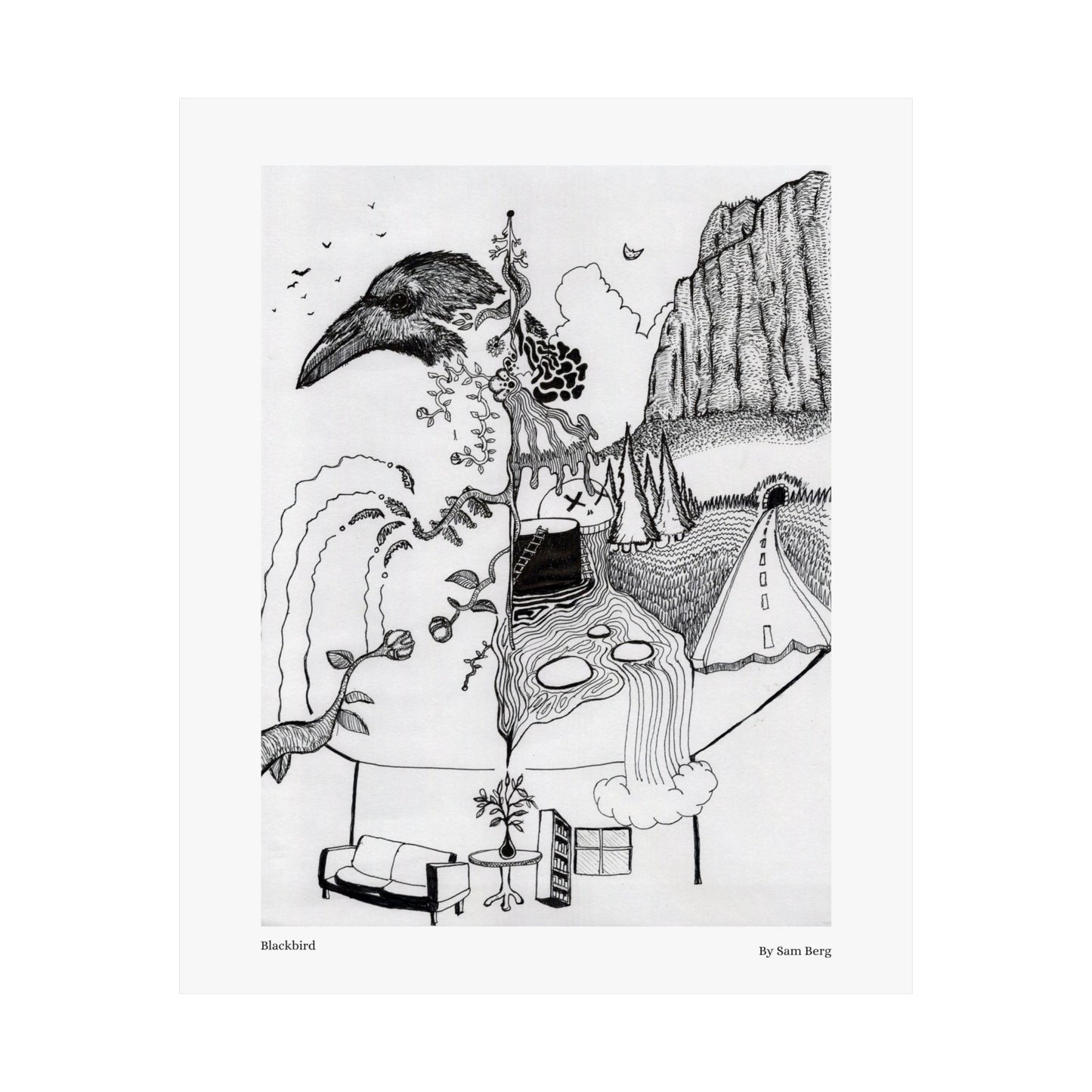 Print of "Blackbird"