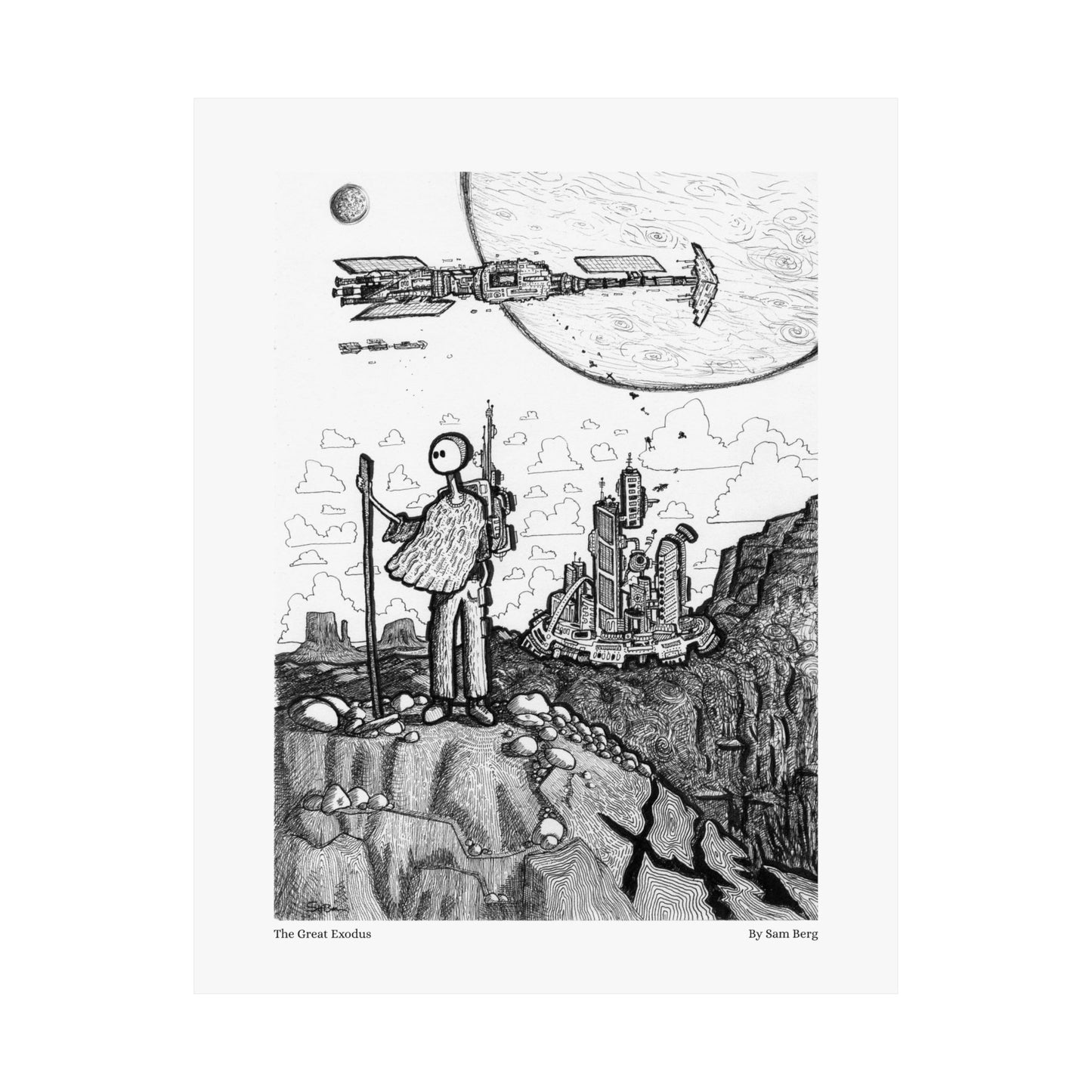 Print of "The Great Exodus"