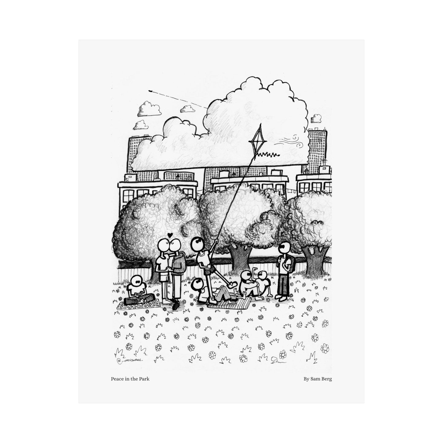 Print of "Peace in the Park"