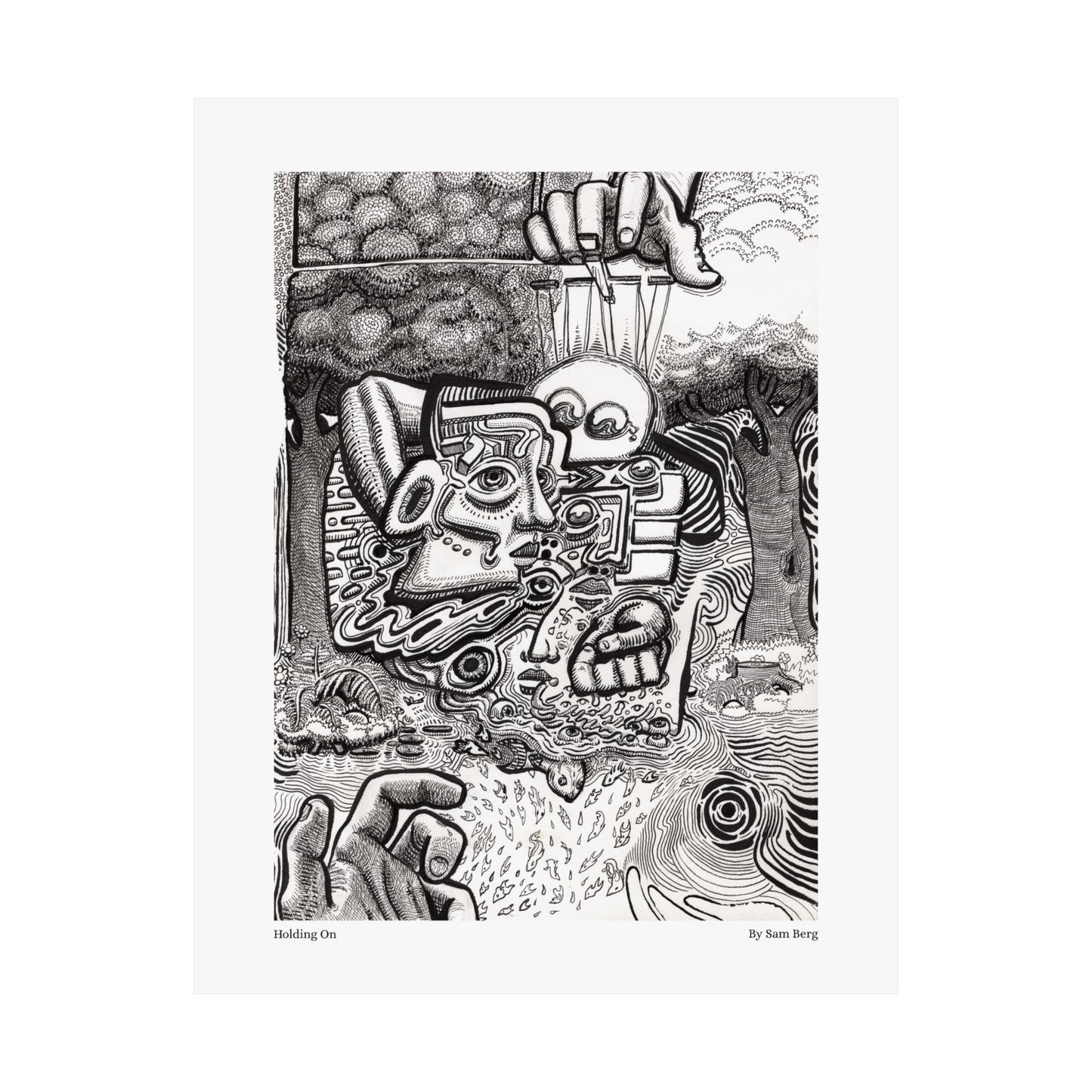 Print of "Holding On"