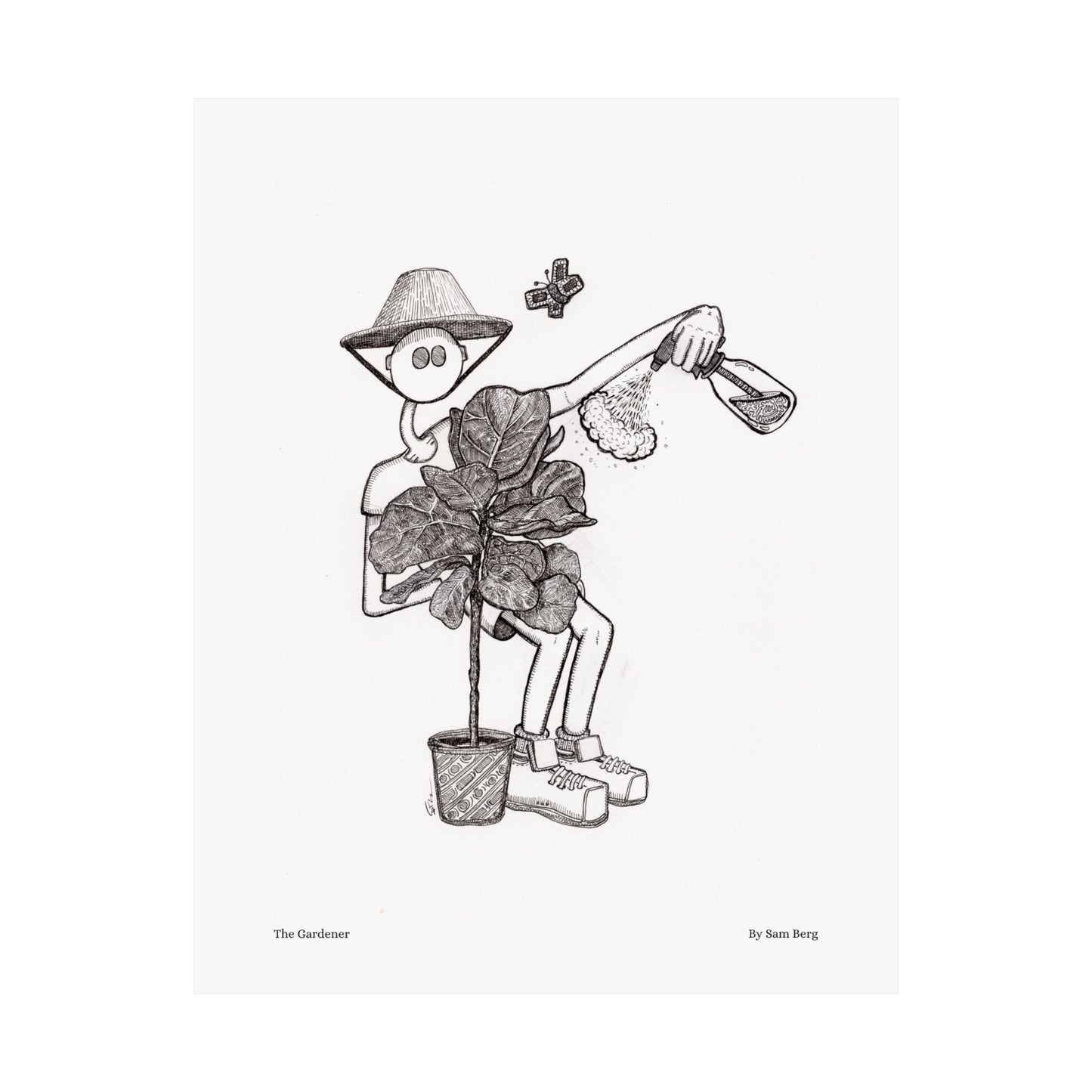 Print of "The Gardener"