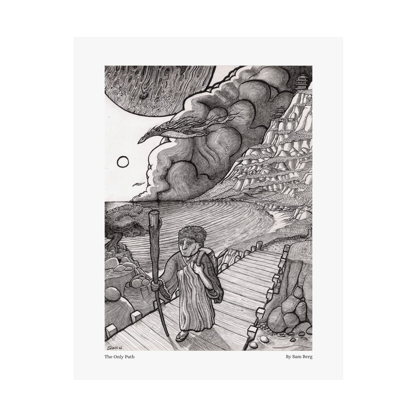 Print of "The Only Path"