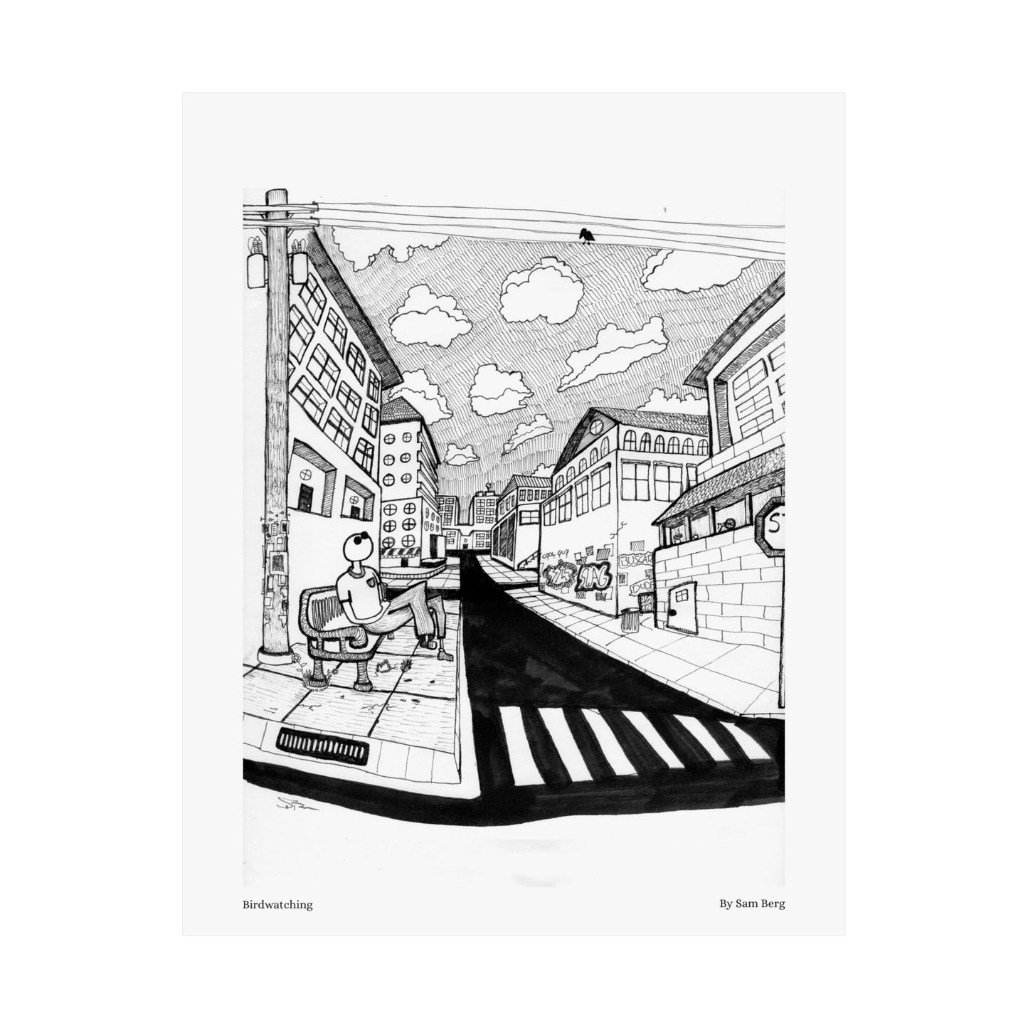 Print of "Birdwatching"