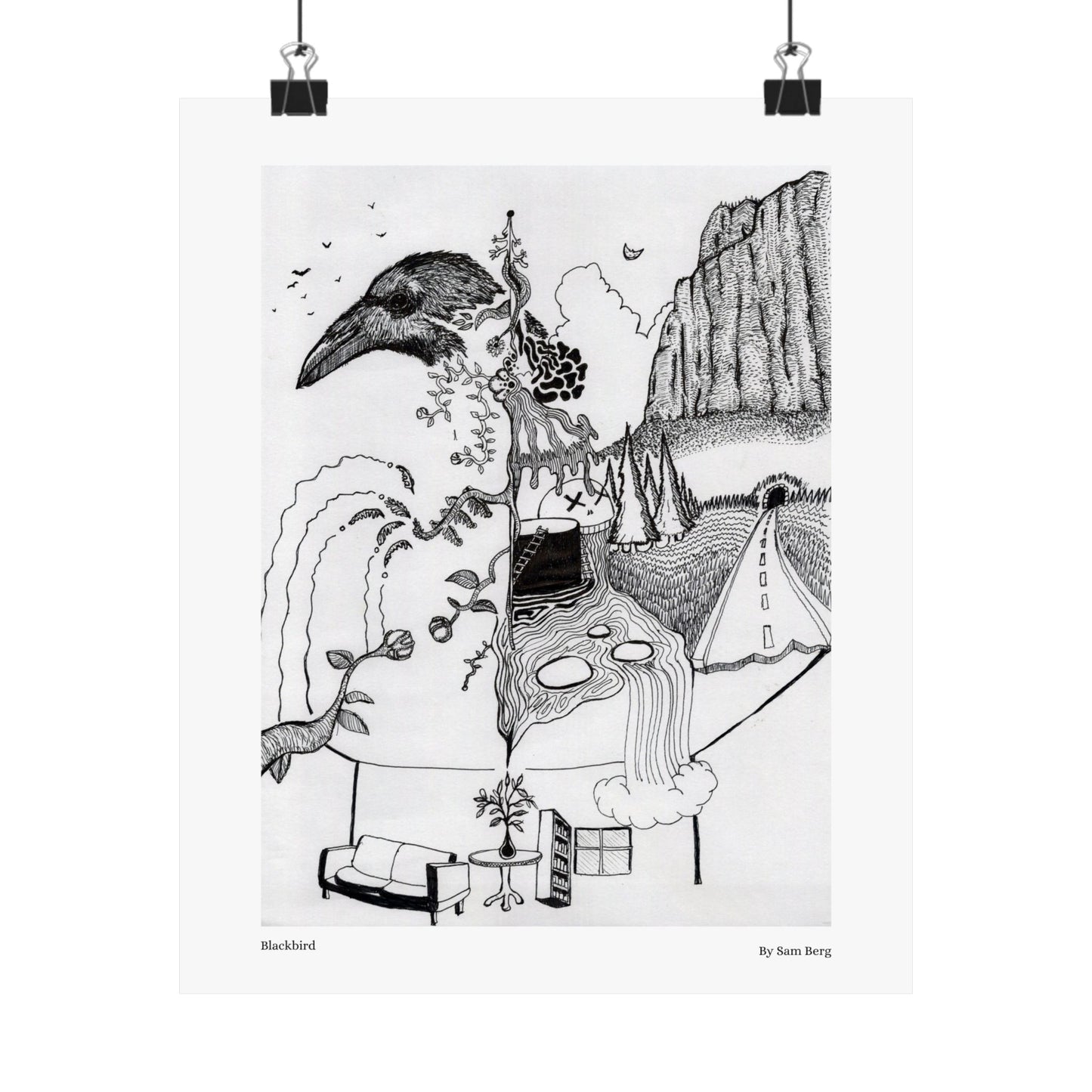 Print of "Blackbird"