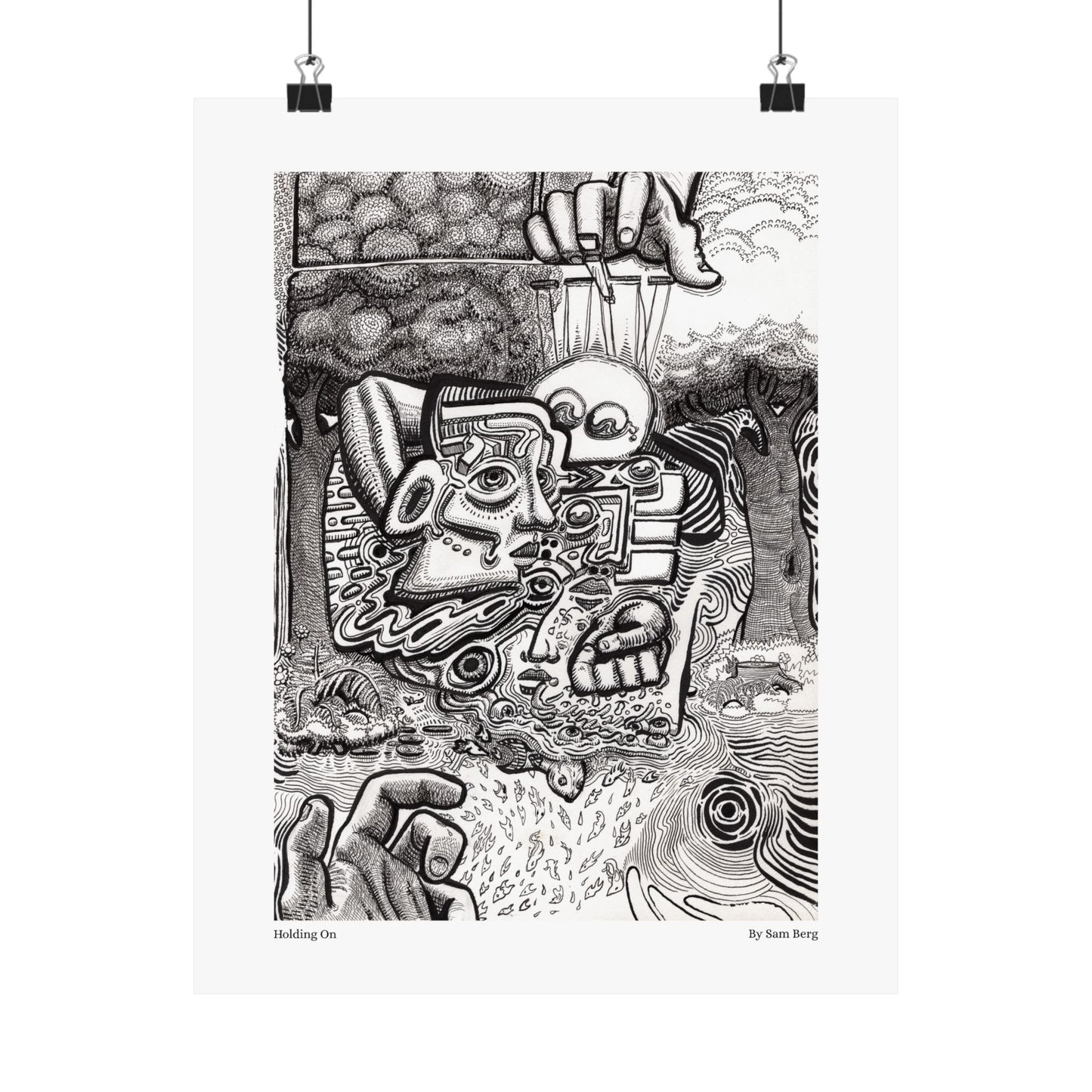 Print of "Holding On"