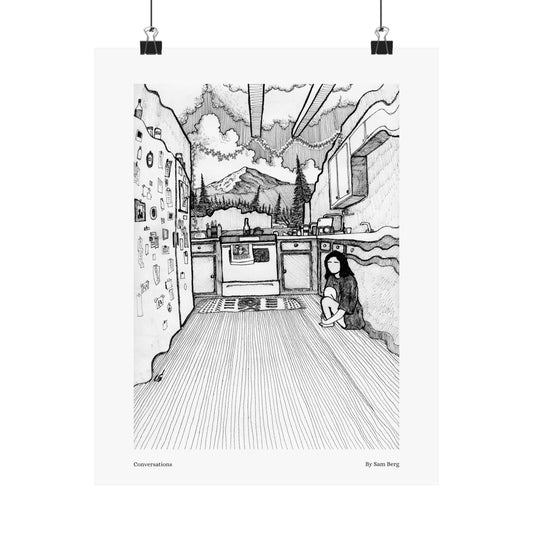 Print of "Conversations"