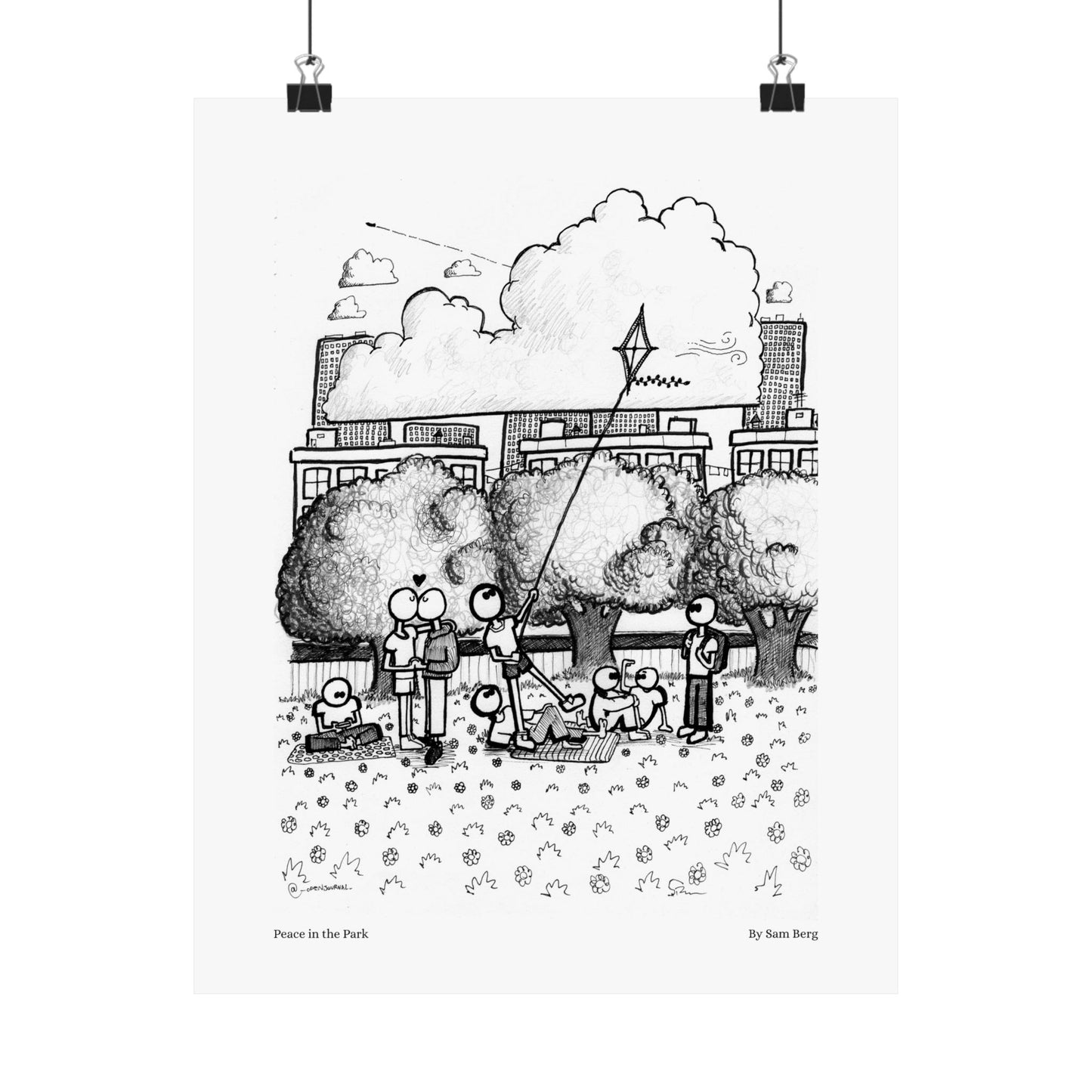 Print of "Peace in the Park"