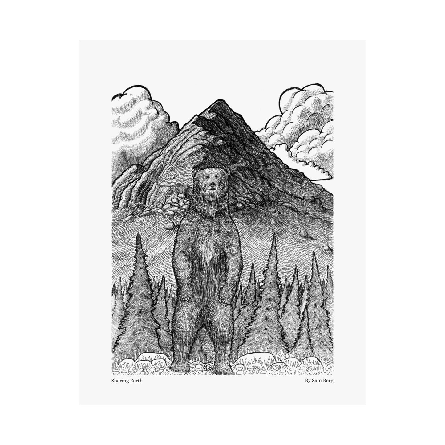 Print of "Sharing Earth"