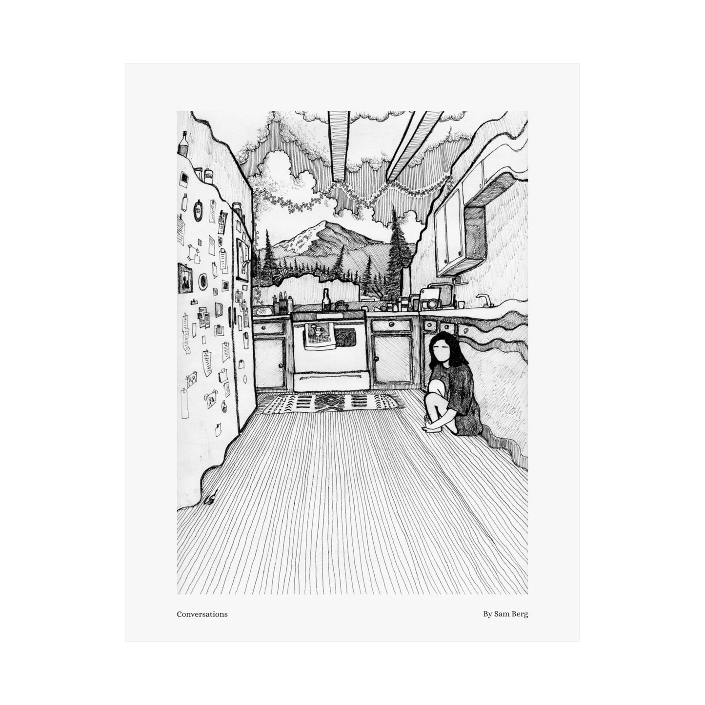 Print of "Conversations"