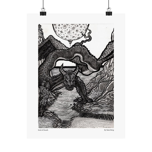 Print of "God of Death"