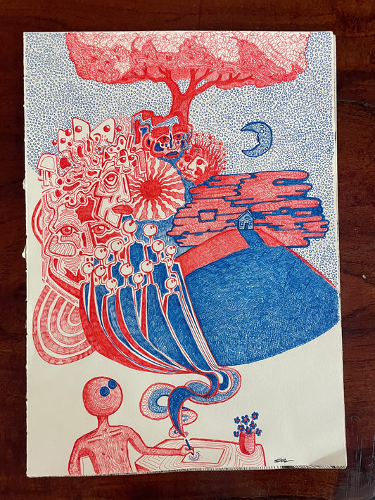 Red and Blue Original